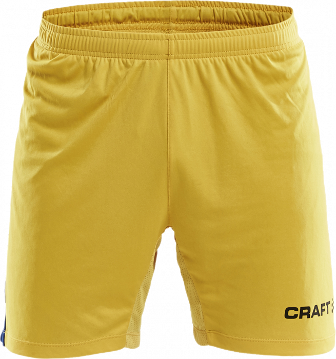 Craft - Progress Contrast Shorts Kids - Amarillo & azul