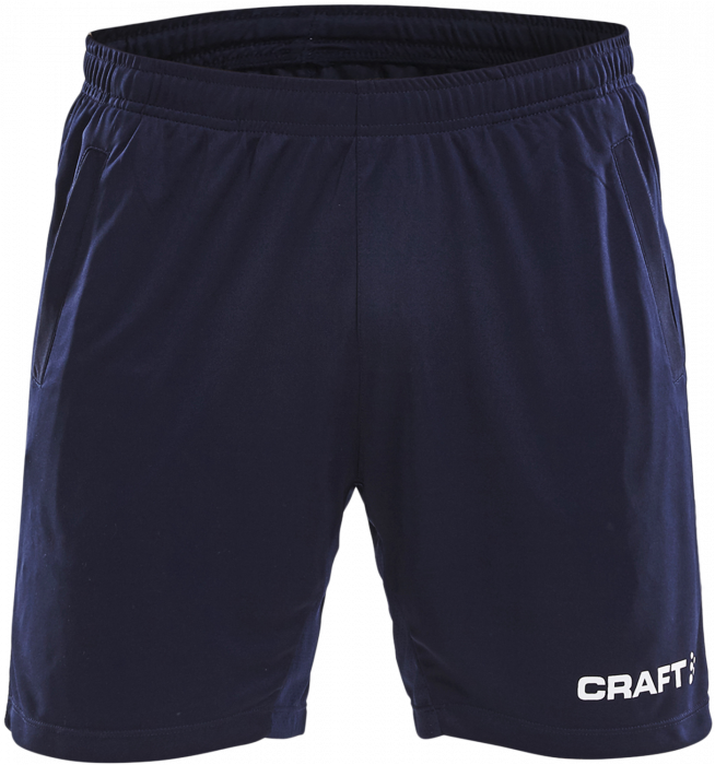 Craft - Progress Practice Shorts - Marineblau & weiß