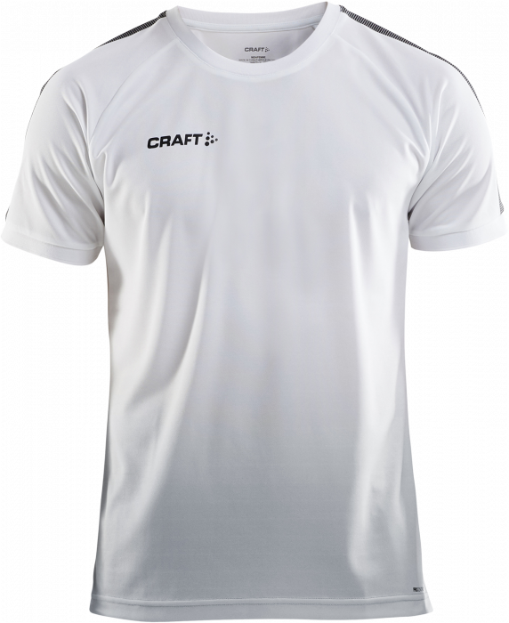 Craft - Pro Control Fade Jersey Youth - Branco & silver