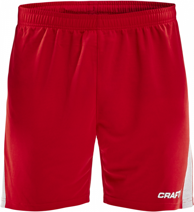 Craft - Pro Control Shorts Youth - Rosso & bianco