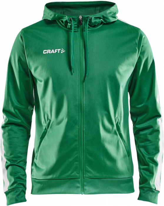 Craft - Pro Control Hood Jacket Youth - Vert & blanc