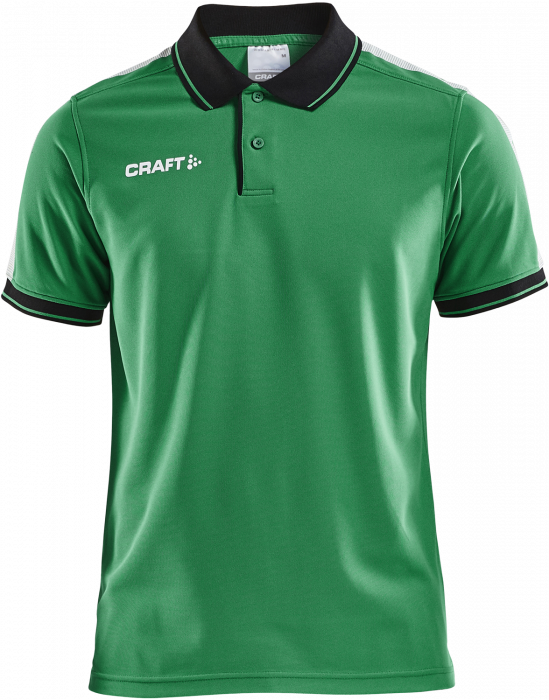 Craft - Pro Control Poloshirt Youth - Verde & negro