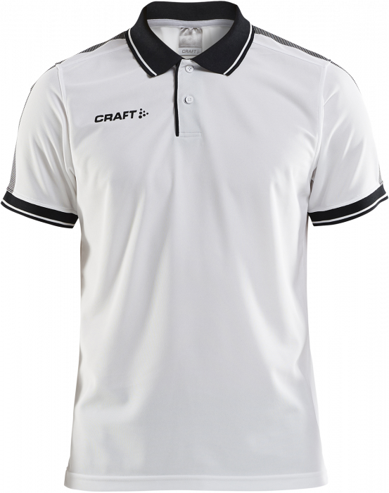 Craft - Pro Control Poloshirt Youth - White & black
