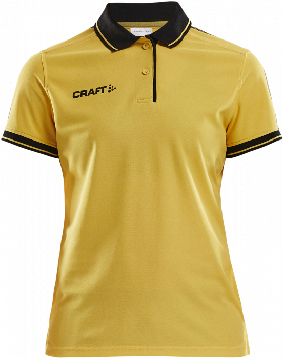 Craft - Pro Control Poloshirt Women - Geel & zwart