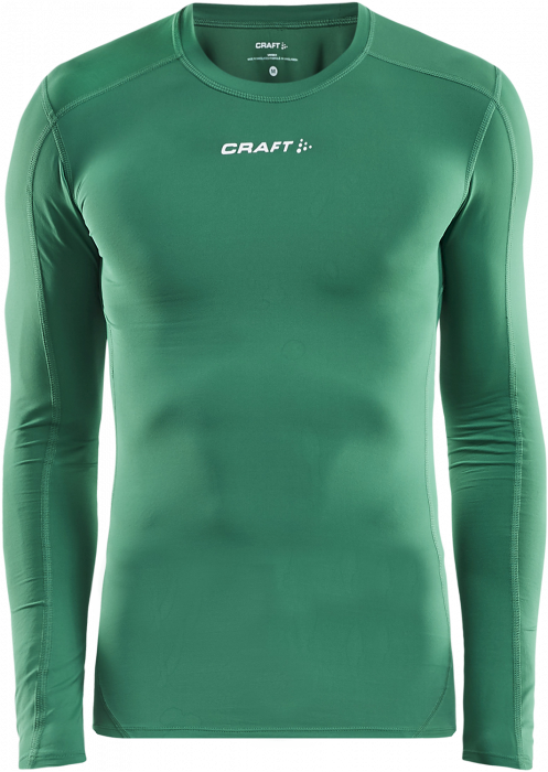 Craft - Pro Control Compression Long Sleeve - Vert & blanc