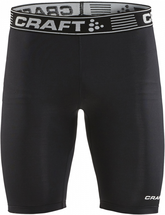 Craft - Pro Control Compression Short Tights Youth - Nero & bianco