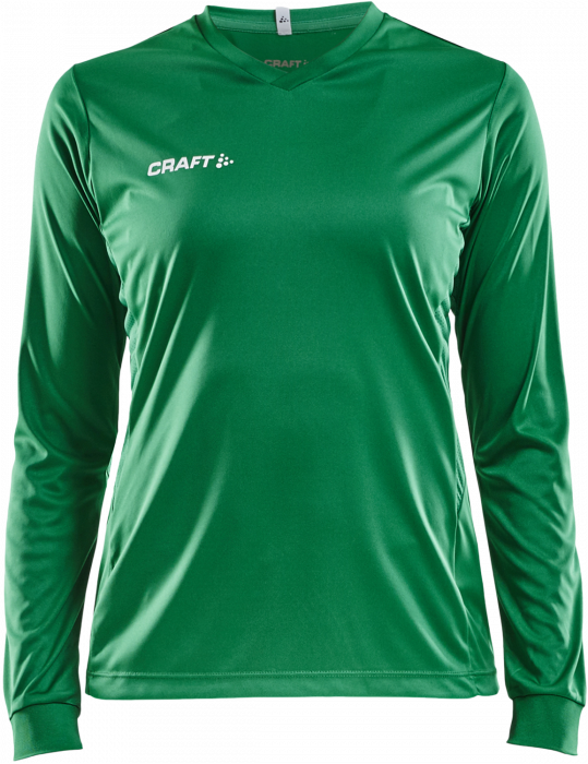 Craft - Squad Go Jersey Solid Ls Woman - Groen