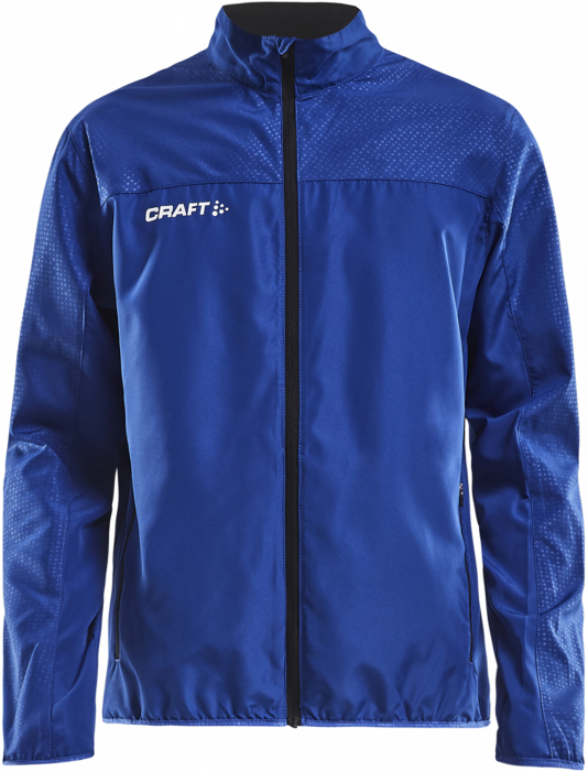 Craft - Rush Løbejakke Junior (Windbreaker) - Kongeblå & hvid