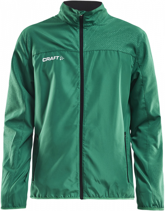 Craft - Rush Wind Jacket Youth (Windbreaker) - Groen & wit