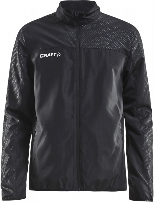 Craft - Rush Wind Jacket Youth (Windbreaker) - Czarny & biały