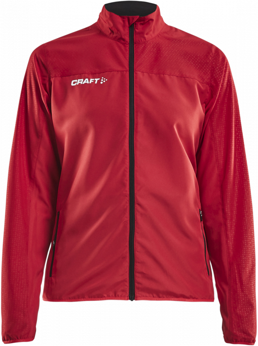 Craft - Rush Wind Jacket Women (Windbreaker) - Röd & vit