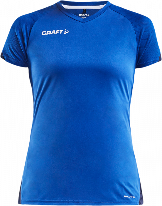 Craft - Pro Control Impact T-Shirt Dame - Kobalt & navy blå