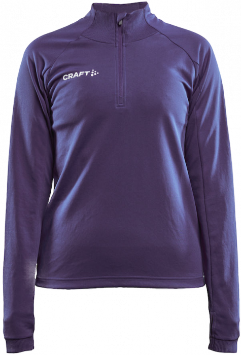 Craft - Evolve Shirt With Half Zip Woman - True Purple