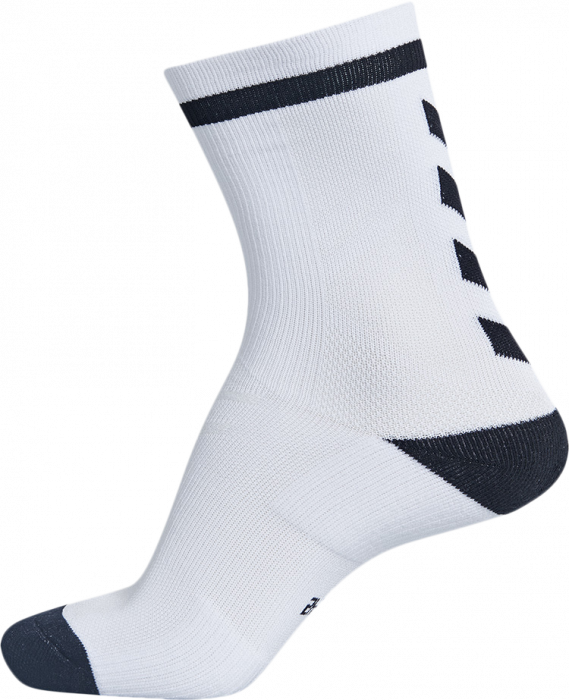 Hummel - Elite Indoor Sock Short - Blanc & noir