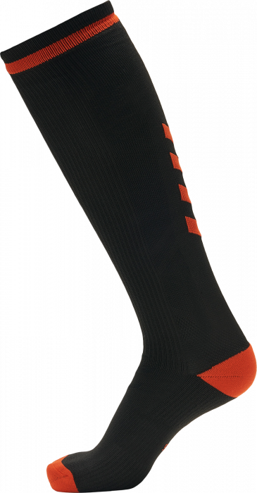 Hummel - Elite Indoor Sock Long - Noir & ombre blue melange