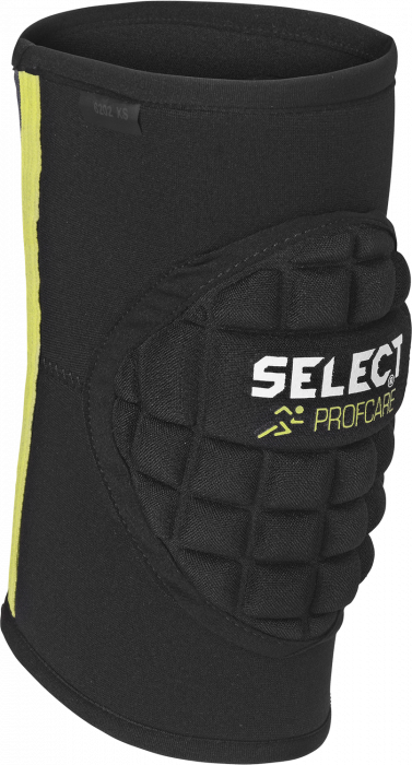 Select - Knee Support With Padding Unisex - Schwarz & lime