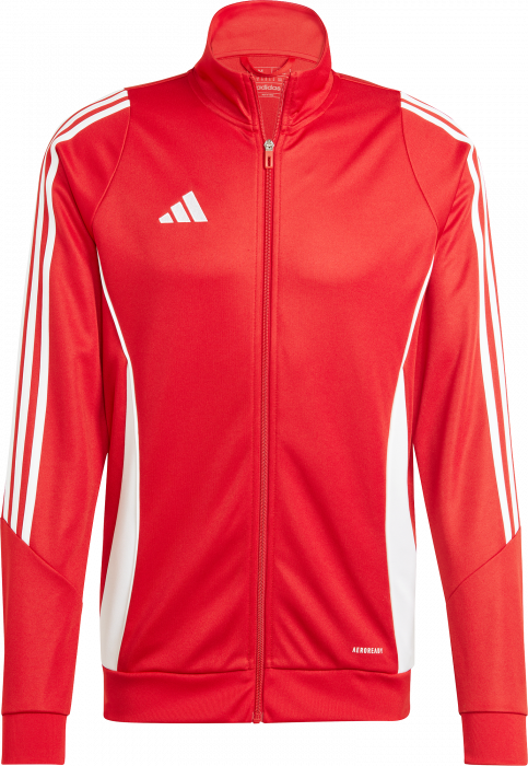 Adidas - Tiro 24 Training Top - Team Power Red & branco