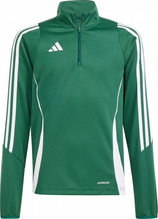 Adidas - Tiro 24 Training Top - Green Dark & biały