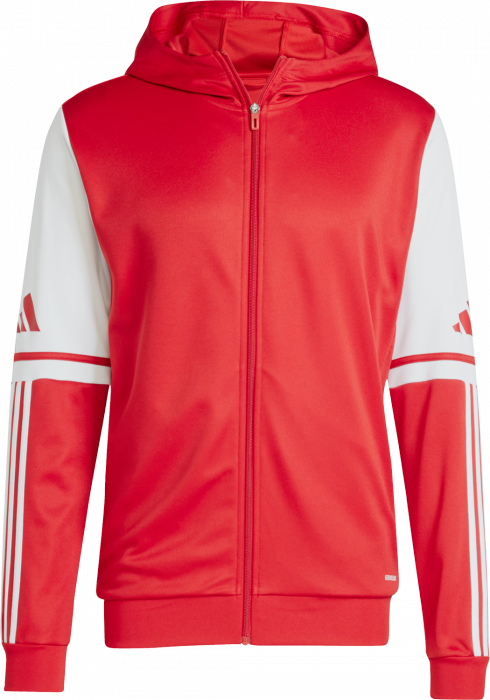 Adidas - Squadra 25 Hoodie With Full Zip - T Power Red & white