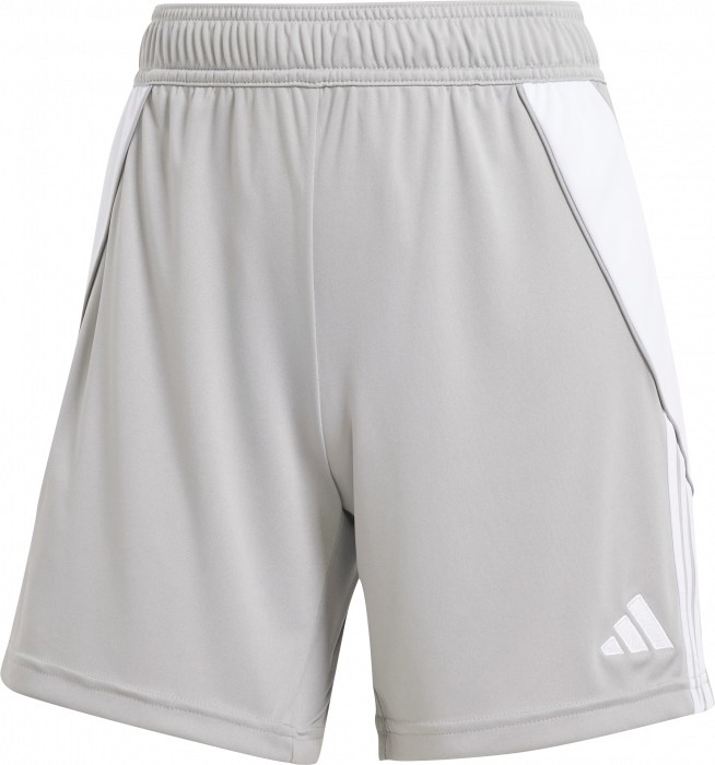 Adidas - Tiro 24 Shorts Women - Light Grey & vit