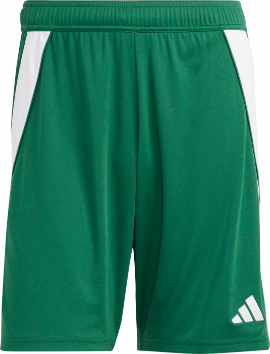 Adidas - Tiro 24 Shorts - Green Dark & bianco