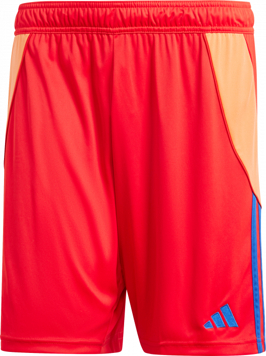 Adidas - Tiro 24 Shorts - Rot & royal blue