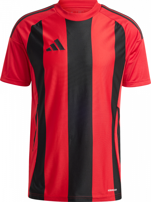 Adidas - Striped 24 Player Jersey - Team Power Red & schwarz