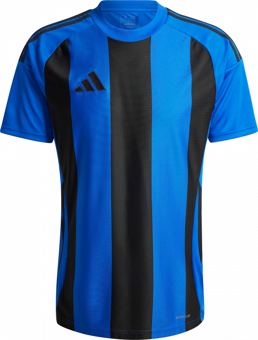 Adidas - Striped 24 Player Jersey - Royalblå & svart