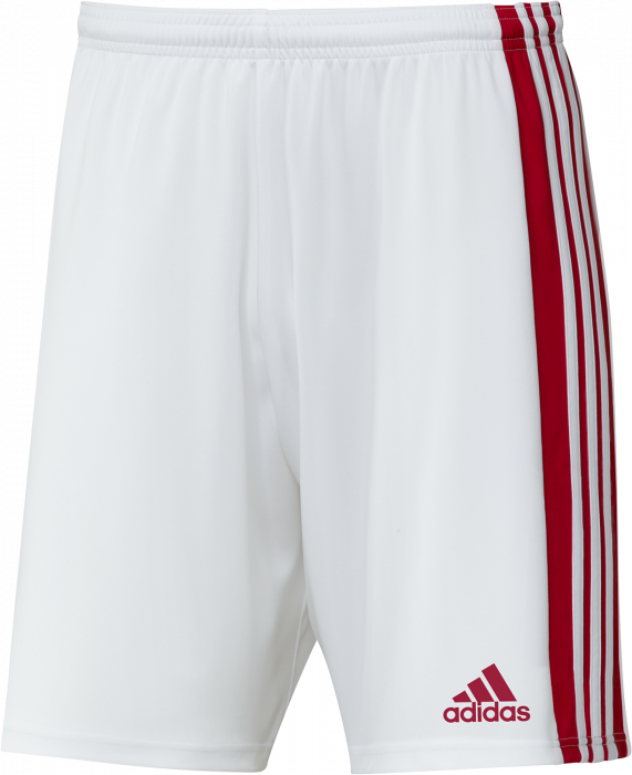 Adidas - Squadra 21 Shorts - Blanco & rojo