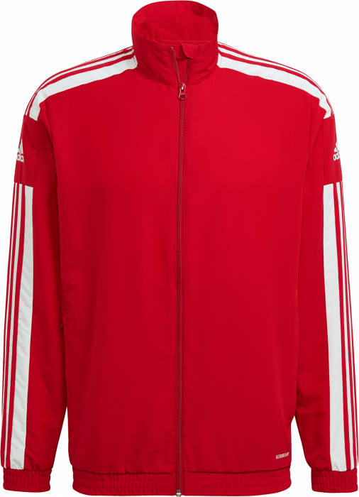 Adidas - Squadra 21 Presentation Jacket - Röd & vit