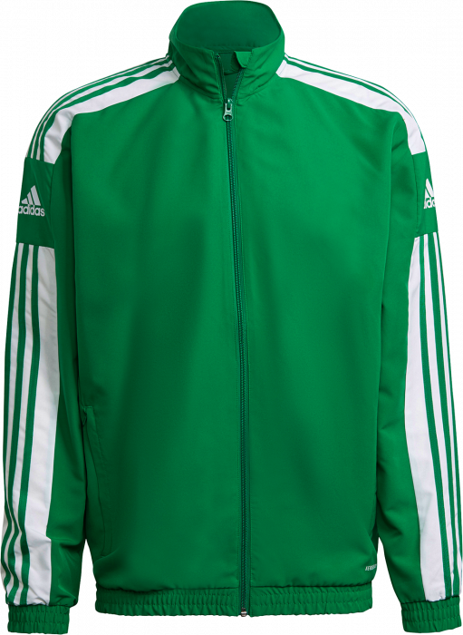 Adidas - Squadra 21 Presentation Jacket - Grön & vit