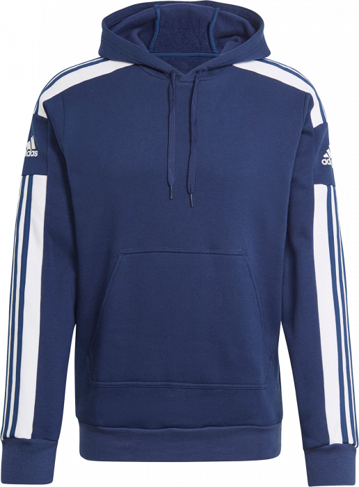 Adidas - Squadra 21 Hoodie Cotten - Azul marino & blanco