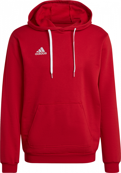 Adidas - Entrada 22 Hoodie - Power red 2 & wit