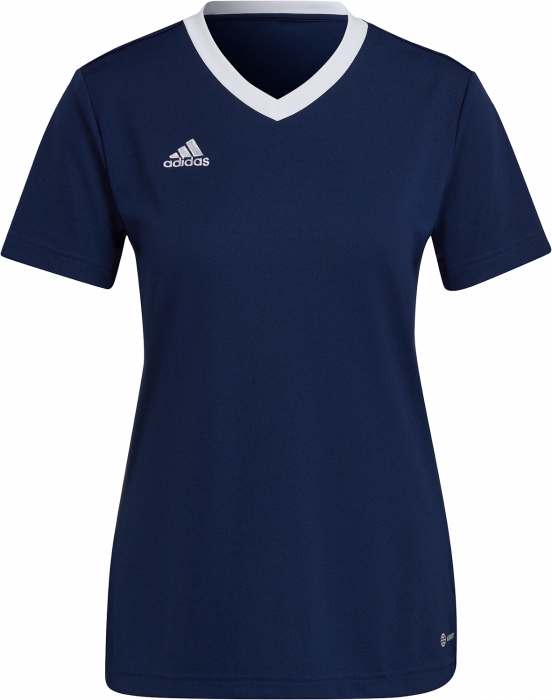 Adidas - Entrada 22 Spillertrøje Dame - Navy blue 2 & hvid