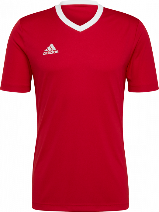 Adidas - Entrada 22 Jersey - Power red 2 & blanc