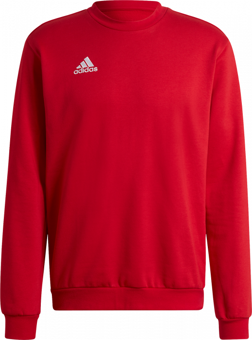 Adidas - Entrada 22 Sweatshirt - Power red 2 & weiß