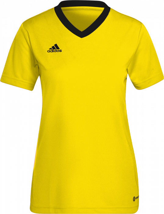 Adidas - Entrada 22 Jersey Women - Team yellow & svart
