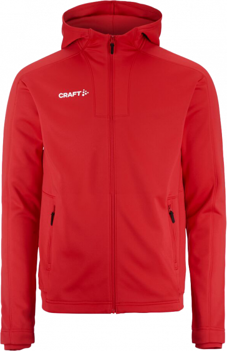 Craft - Evolve 2.0 Brushed Hood Jacket - Rojo