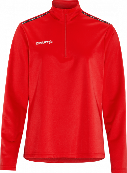 Craft - Squad Go Half Zip Training Top Women - Rood