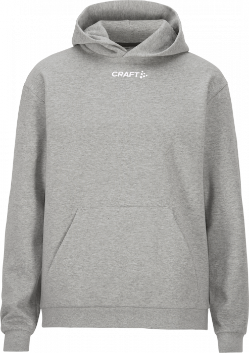 Craft - Community 2.0 Logo Hoodie - Grå Melange DK