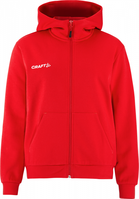 Craft - Community 2.0 Logo Fz Hoodie Women - Red