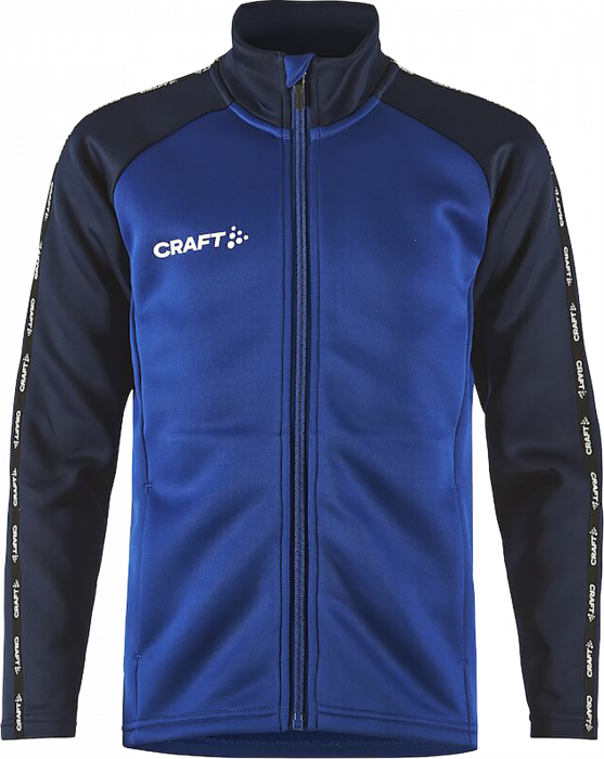 Craft - Squad 2.0 Full Zip Jr - Club Cobolt & navy blue