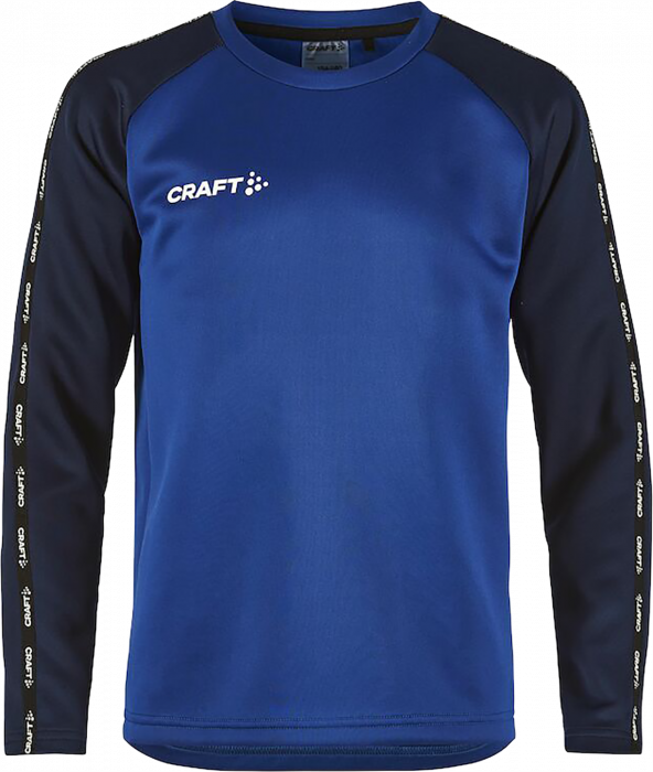 Craft - Squad 2.0 Crewneck Jr - Club Cobolt & marineblauw