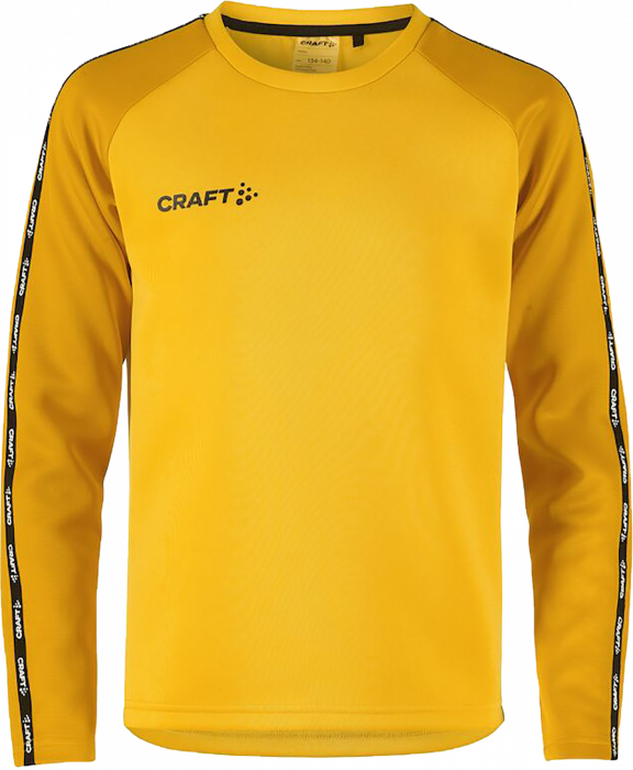 Craft - Squad 2.0 Crewneck Jr - Sweden Yellow  & gold