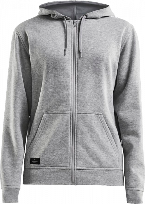 Craft - Community Full Zip Hoodie Women - Melange grey