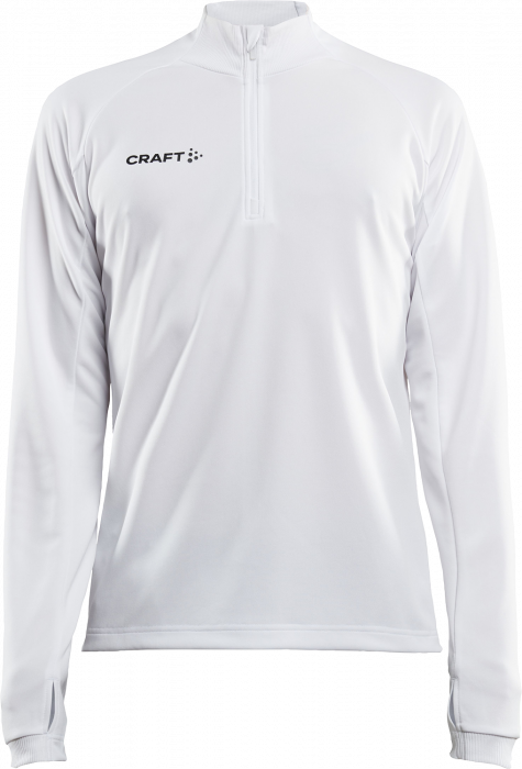 Craft - Evolve Shirt With Half Zip Junior - Wit