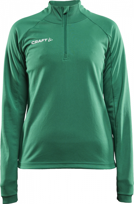 Craft - Evolve Shirt With Half Zip Woman - Grün