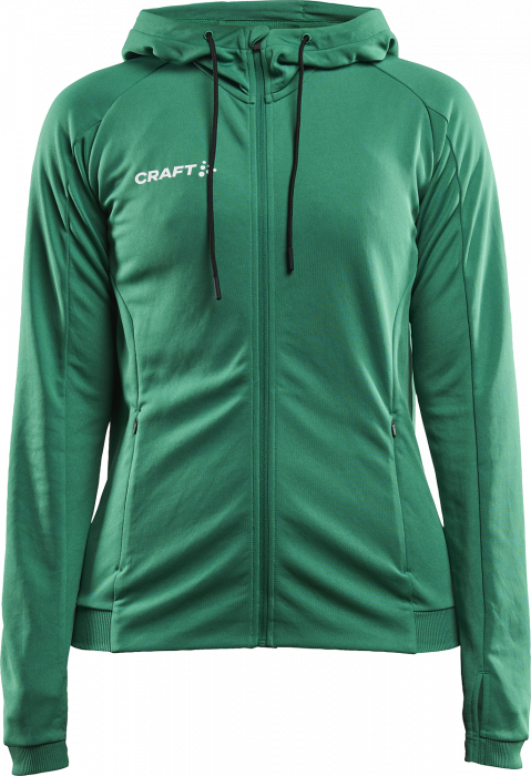 Craft - Evolve Jacket With Hood Woman - Verde