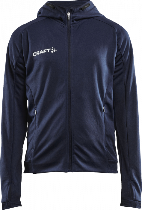 Craft - Evolve Jacket With Hood Junior - Granatowy