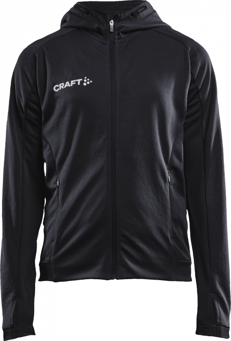 Craft - Evolve Jacket With Hood Junior - Schwarz
